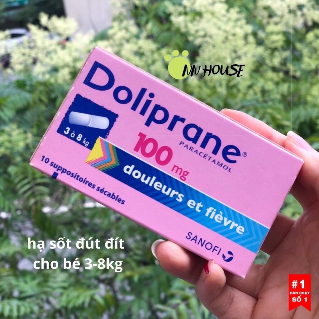 [Có Bill, Nội địa Pháp] Doliprane Pháp nhét hậu môn an toàn cho bé - chăm sóc bé - NN HOUSE