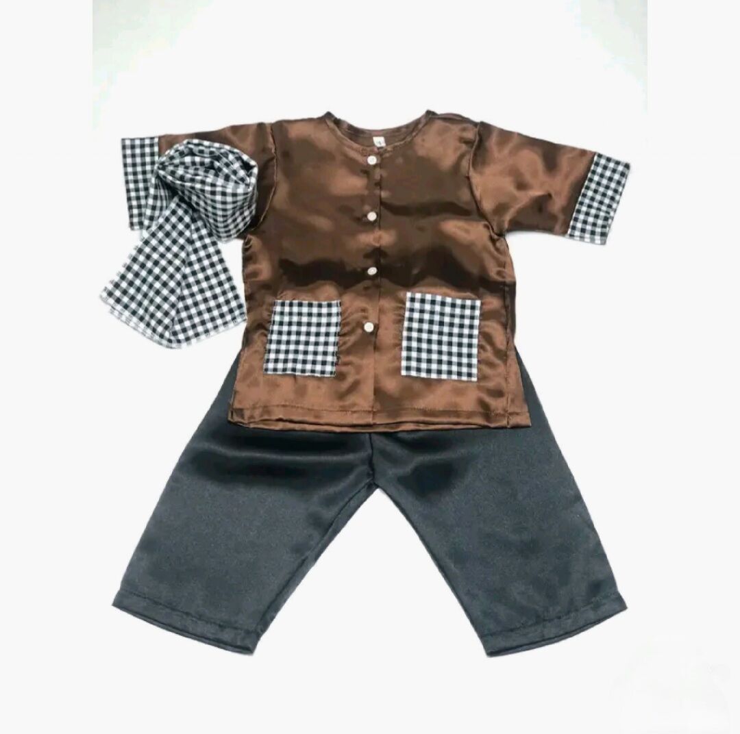 Baby women's shallow three-piece suit with camouflage