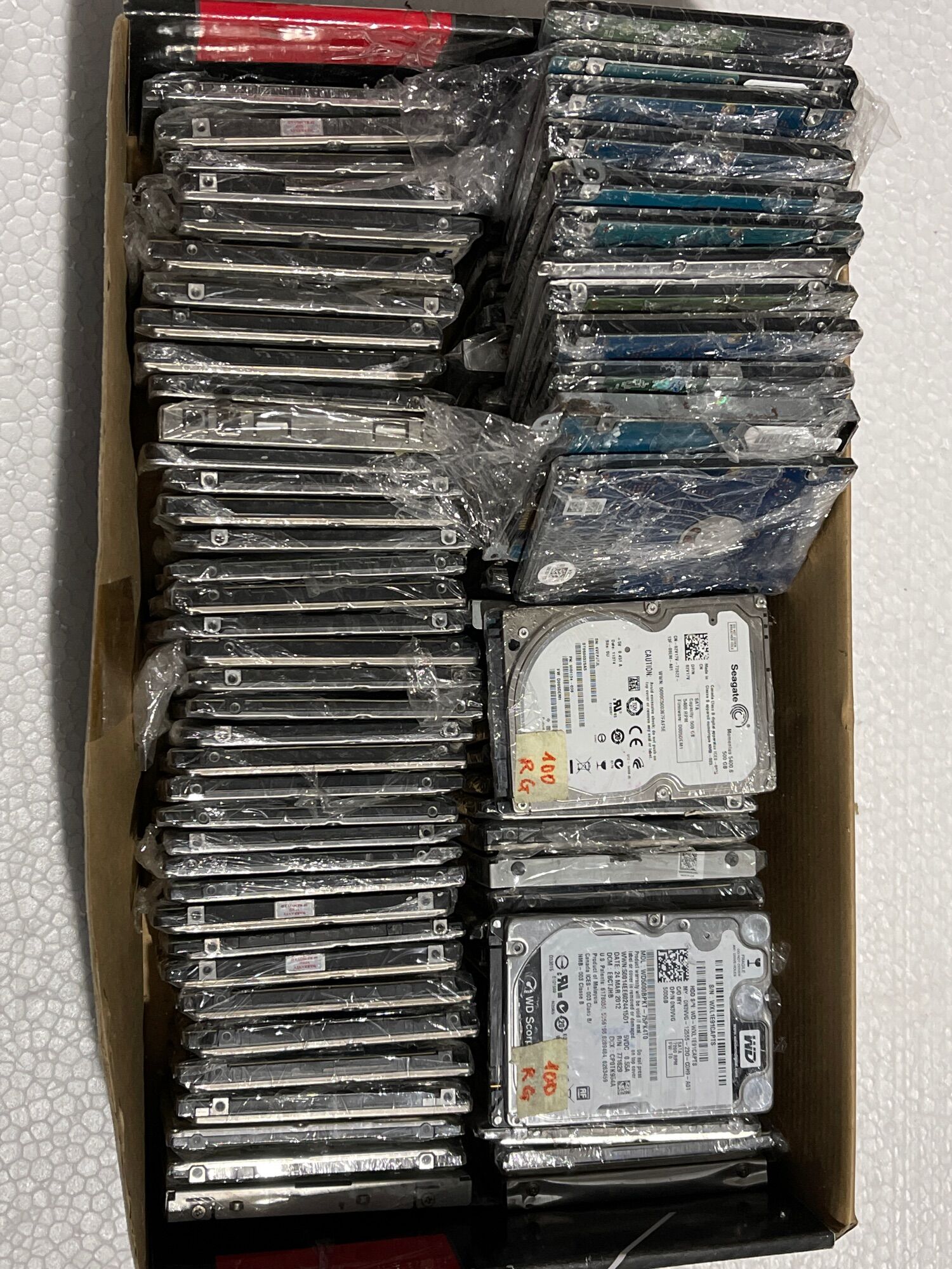 500Gb Good Laptop Hard Drive with Free Sata Cable