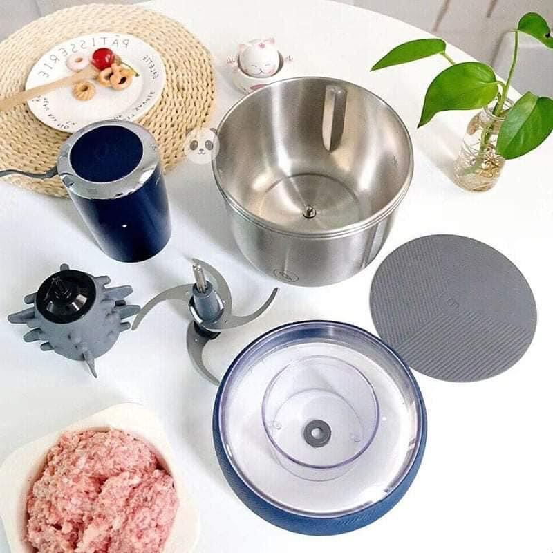 Xay thịt morphy Richards 3 cối inox MR4901[BẢO HÀNH 12 THÁNG]
