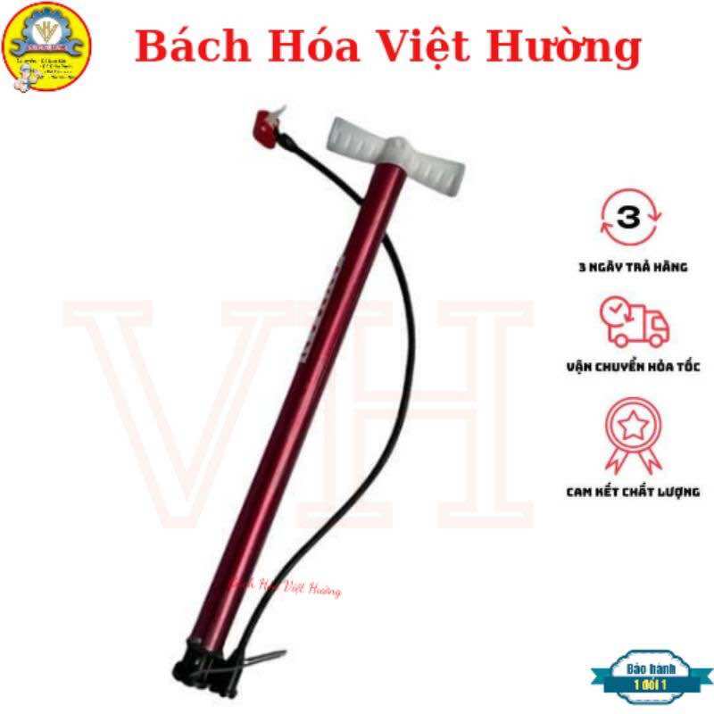 Bơm sắt quốc phòng, bơm tay đa năng cho xe đạp, xe máy bền bỉ, tiện lợi, tặng kem 1 đầu bơm - Bách Hóa Việt Hường