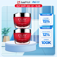 Combo 2 Kem Dưỡng Ban Đêm OLAY REGENERIST Căng Mướt, Sáng Khỏe & Phục Hồi Dấu Hiệu Lão Hóa Hũ 50G