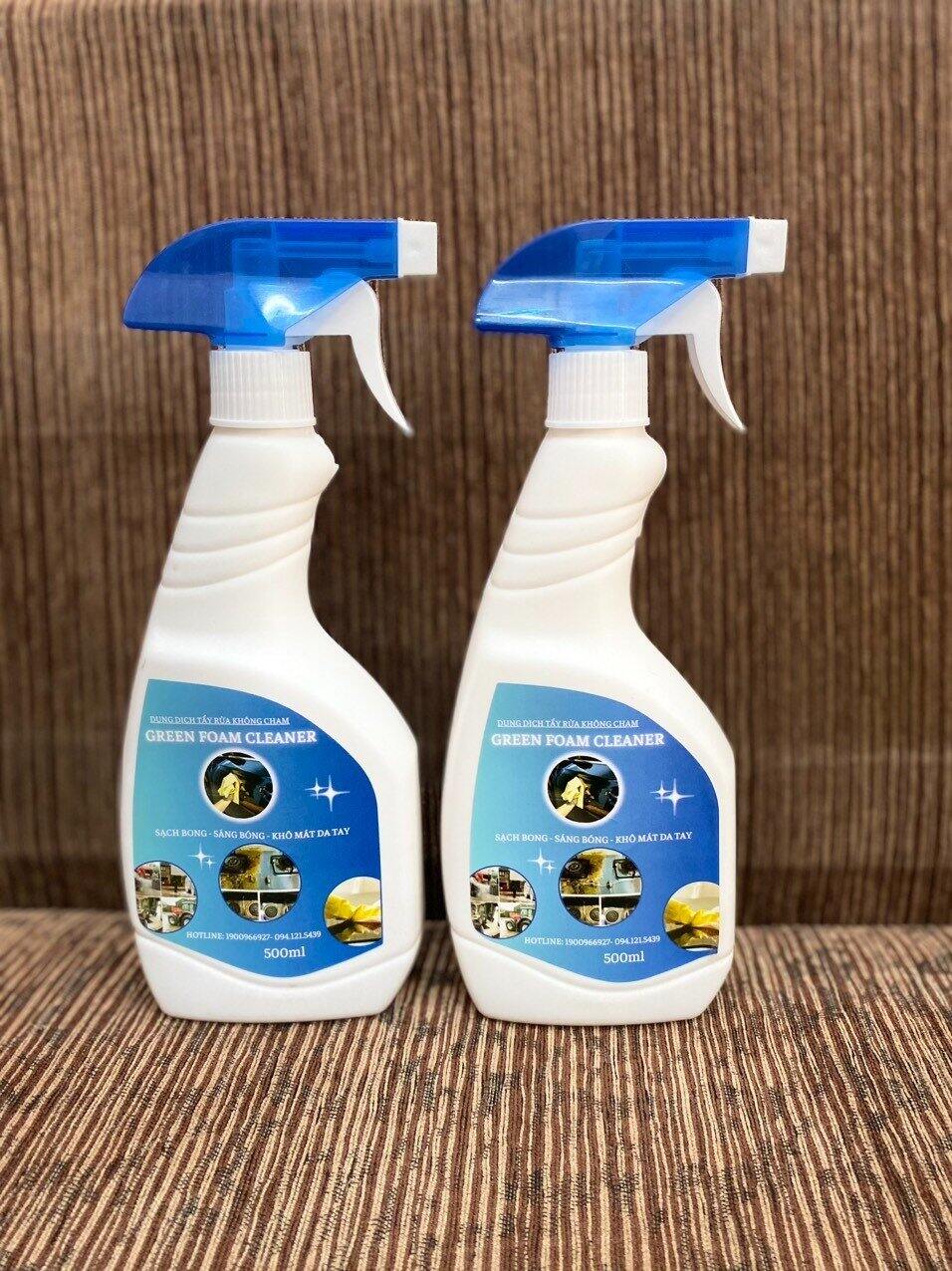 Combo 2 chai tẩy rửa đa năng 500ml Green Foam Cleaner