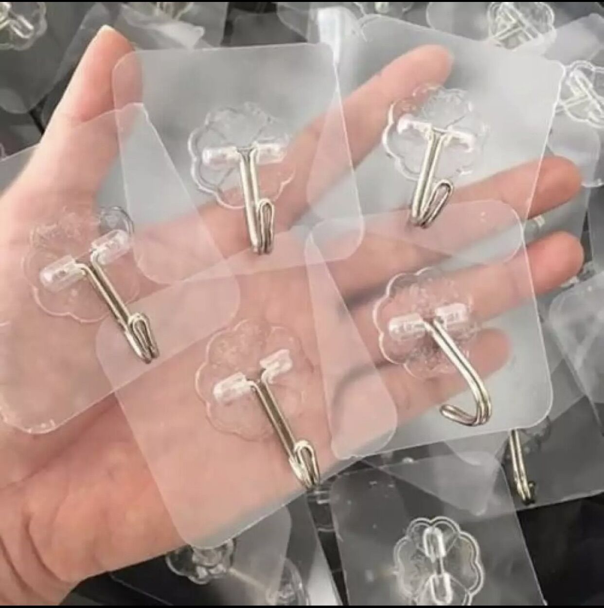 Móc dán tường chịu lực siêu chắc , siêu bền , móc dán trong suốt