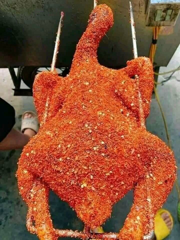 Ớt phủ gà nướng ko cay [loại 1, ko trộn muối]