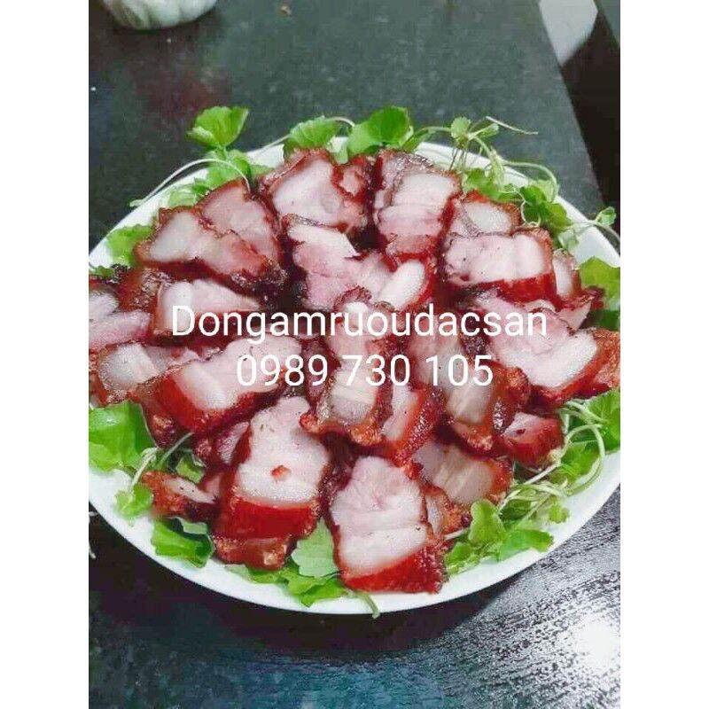 Thịt ba chỉ hun khói ngon sạch 500G