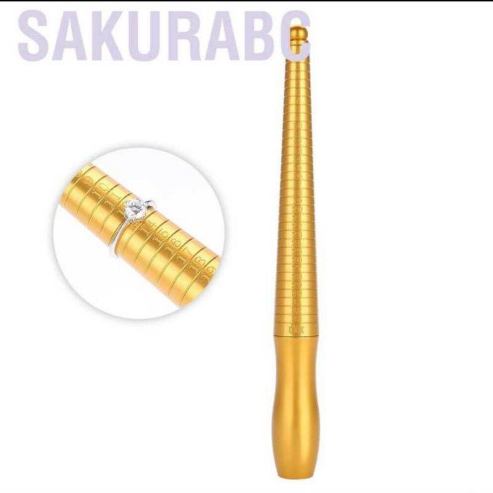 Dụng cụ đo nhẫn bằng inox có số trên mỗi vòng