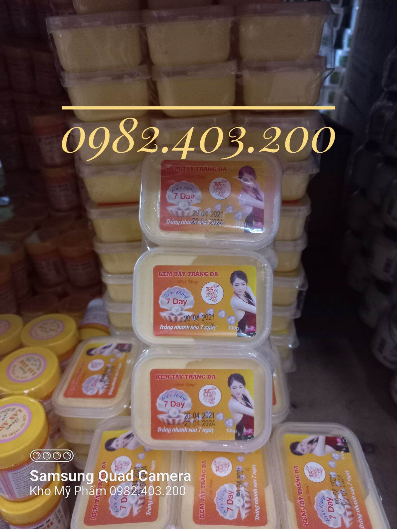 Kem tẩy trắng da 7day ngọc trai