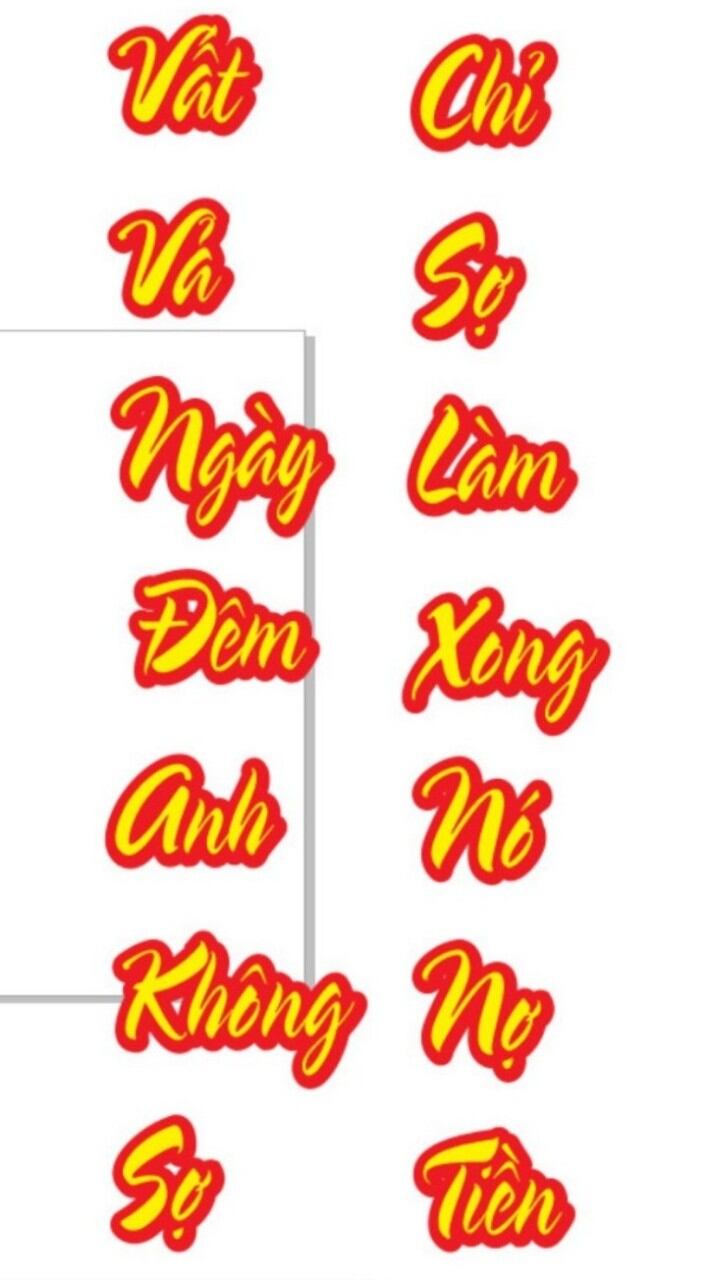 Tem thơ vất vả ngày đêm anh ...dán trang trí xe tải, xe ô tô