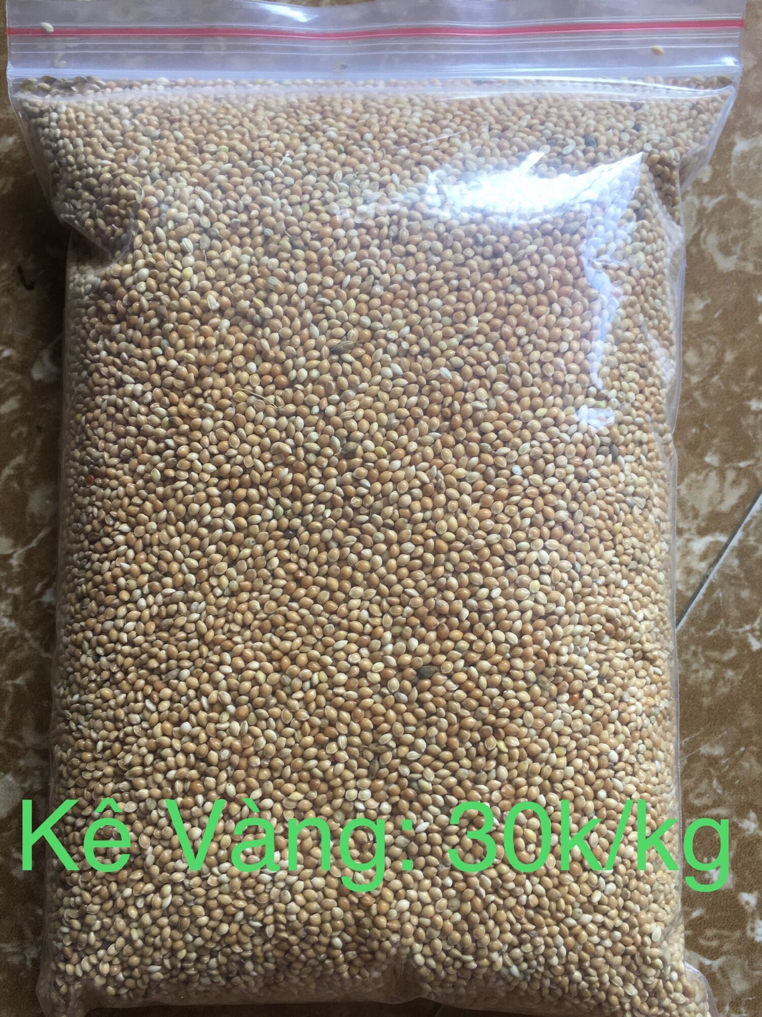 Hạt Kê vàng to cho chim vẹt và hamster