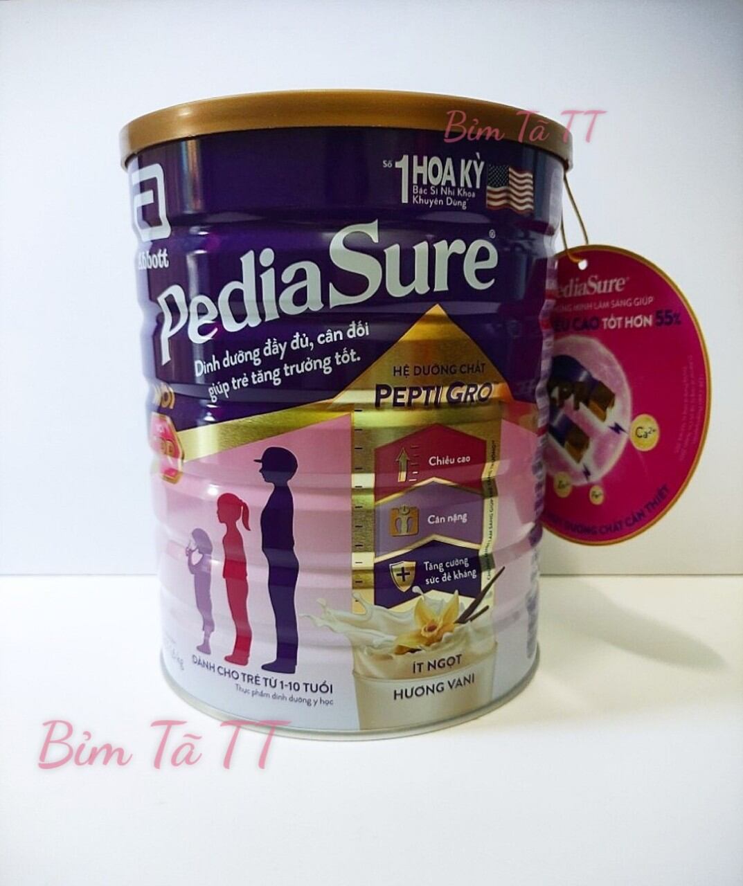 Sữa Pediasure CPP ÍT NGỌT 1kg6/1,6kg date mới 2025