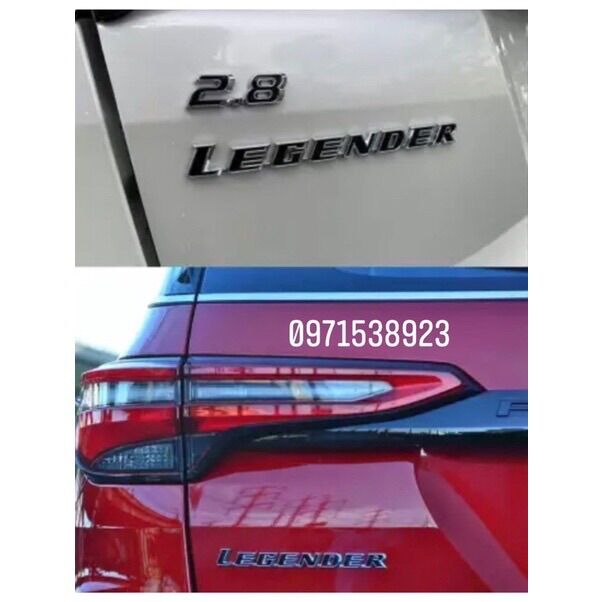 Bộ logo chữ legender 2.8 cao cấp giá rẻ