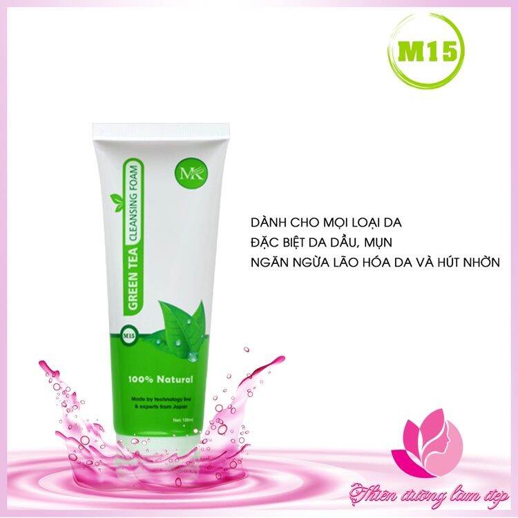 Sữa rửa mặt trà xanh mk