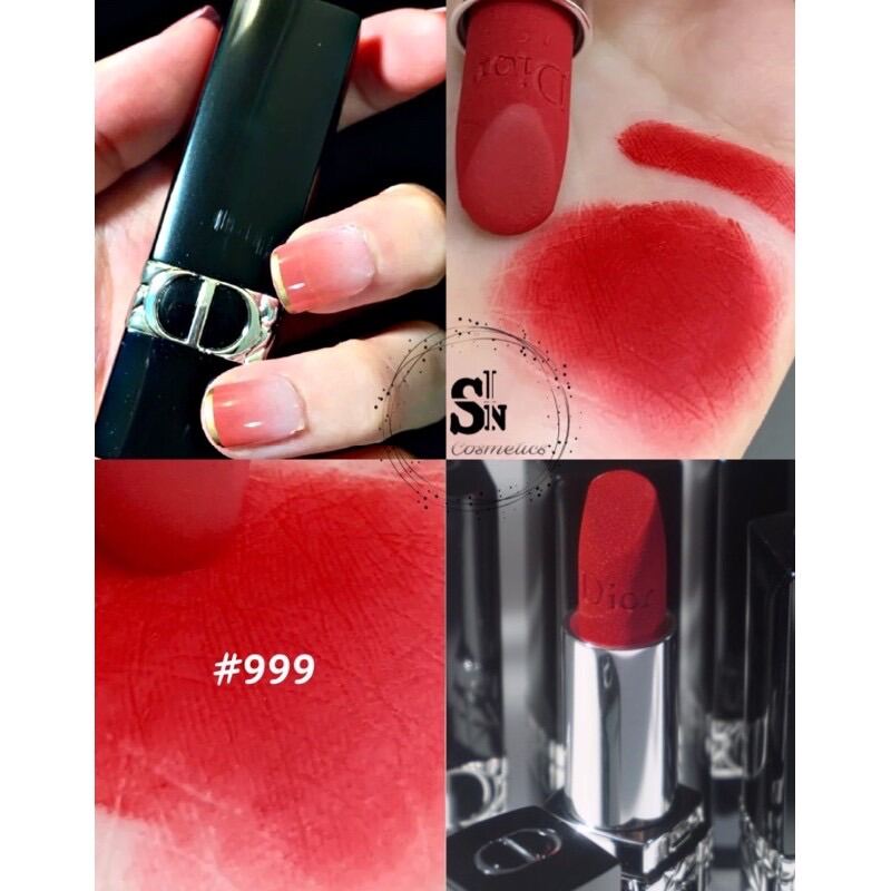 Son Dior Lip Balm 999 Màu Đỏ Tươi Limited Edition