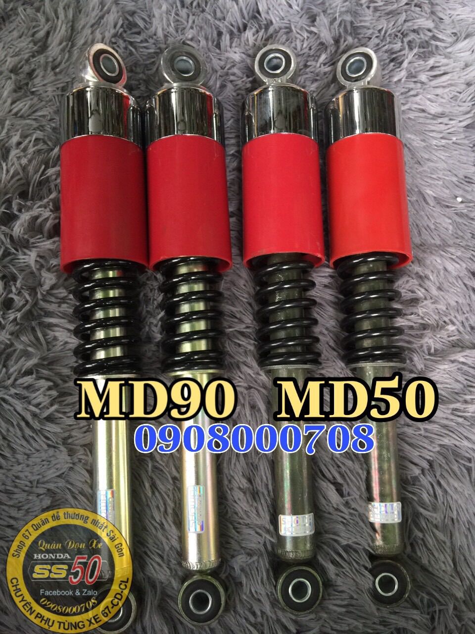 Phuộc md gia công, hàng gia công. dành cho mọi dòng xe 67 - 68 - cd - cl