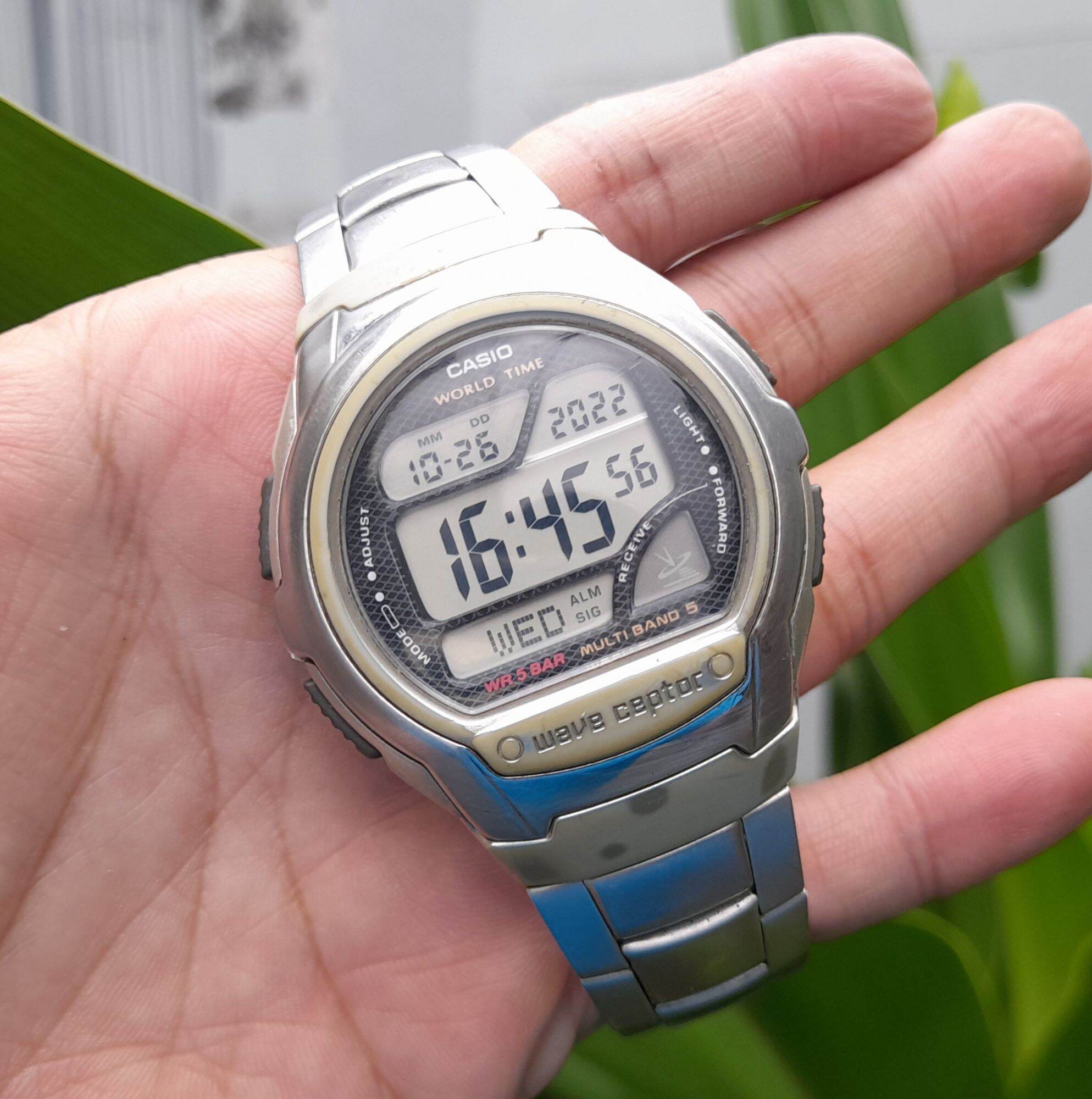 Casio waveceptor WV-58J dây thép còn dài