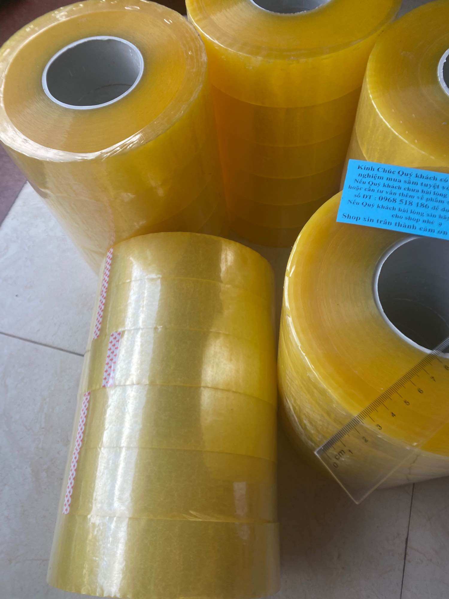 Băng Dính Loại 1kg Lõi Mỏng 3mm