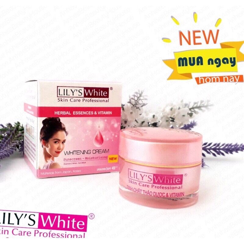 [Hcm]Kem Dưỡng Trắng Da Thảo Dược - Chống Nắng - Bảo Vệ Da Lilys White