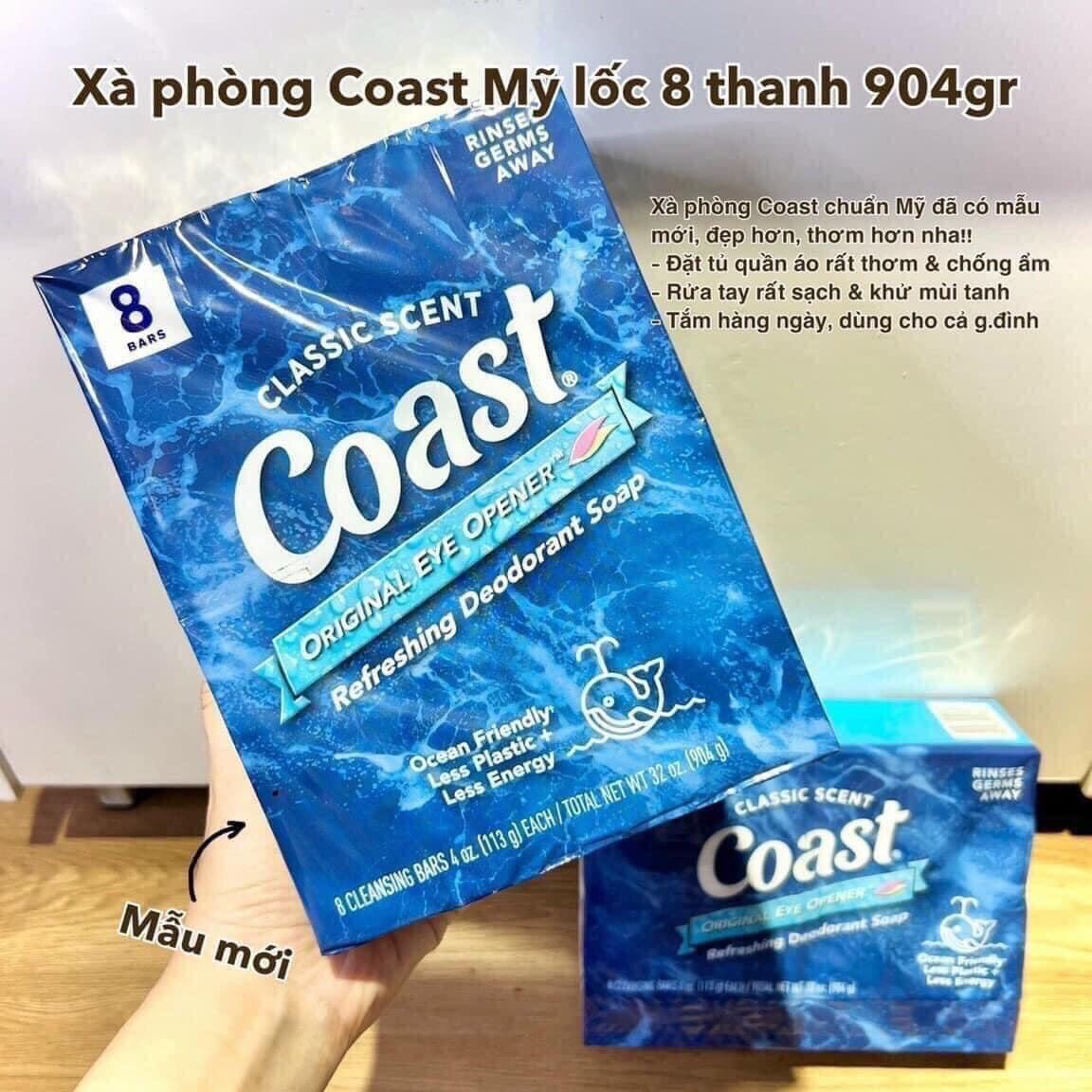 Xà bông coast lốc 8 cục mỹ