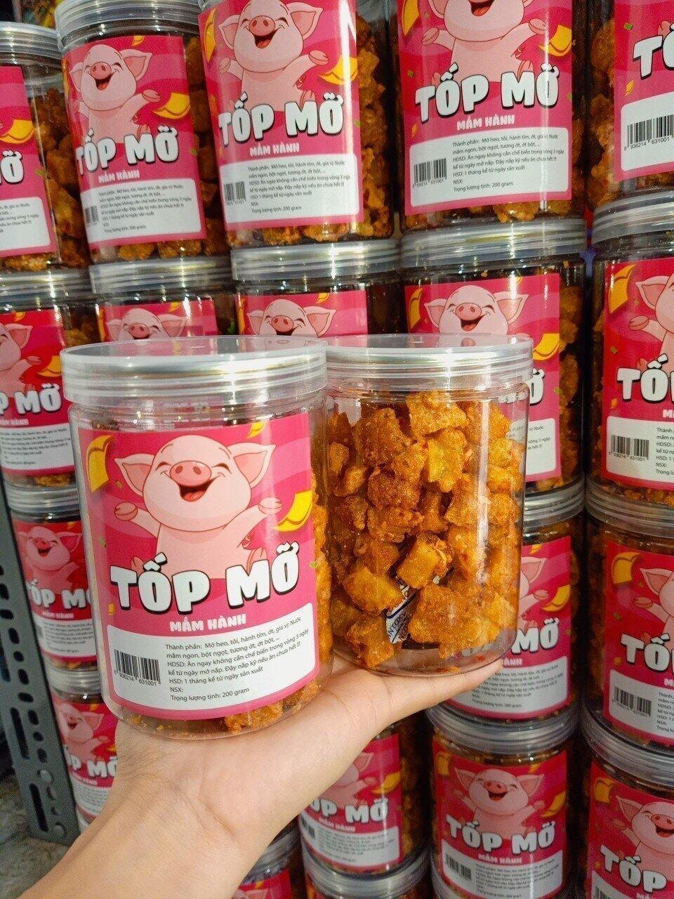 Tóp mỡ rim mắm ớt 200g
