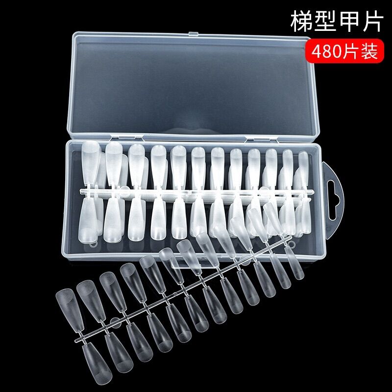 Hộp 480 móng úp nhám dày dặn không cần mài dũa nhiều