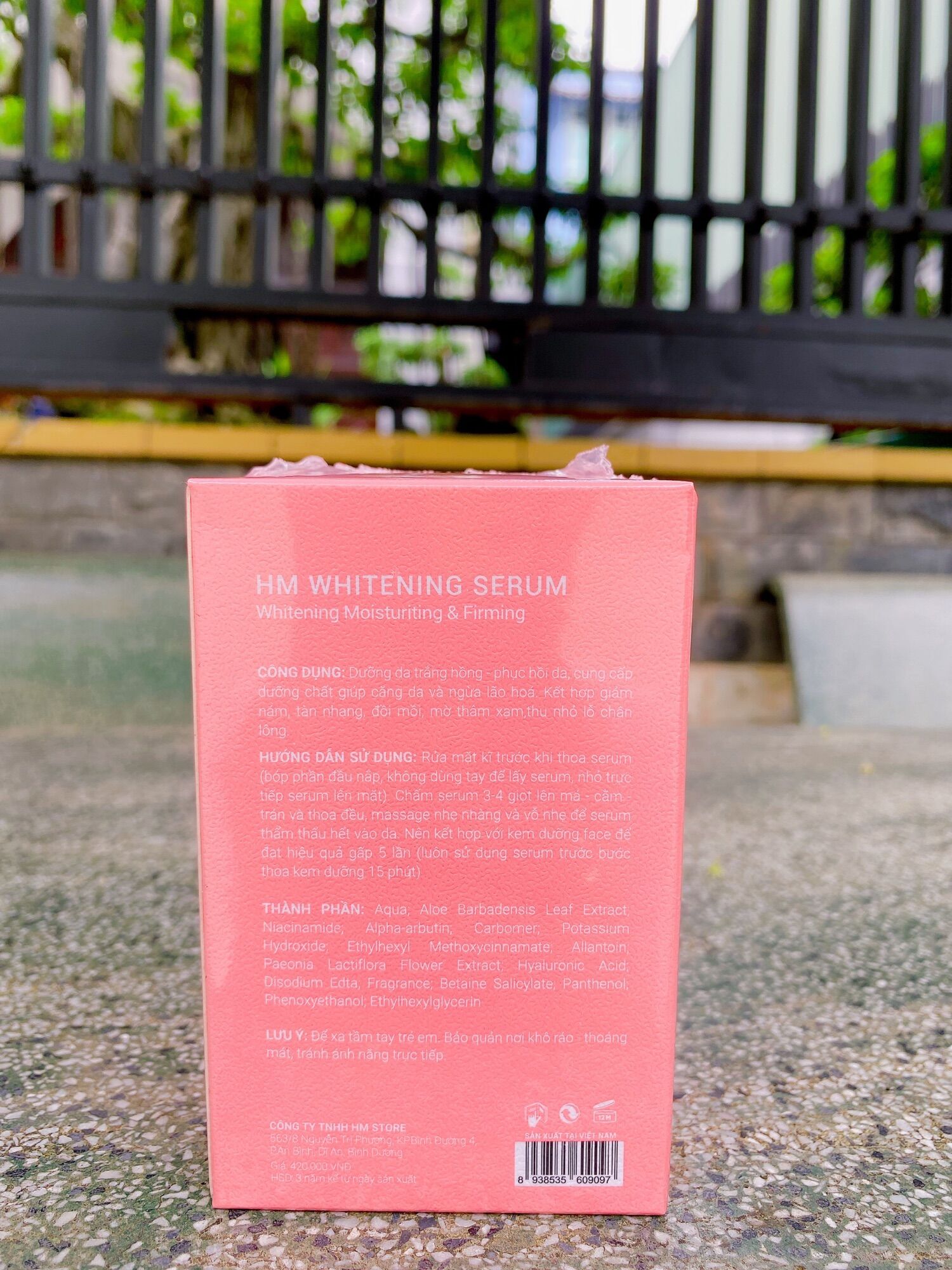 SERUM TRẮNG DA HM STORE MẪU BAO BÌ MỚI 2022