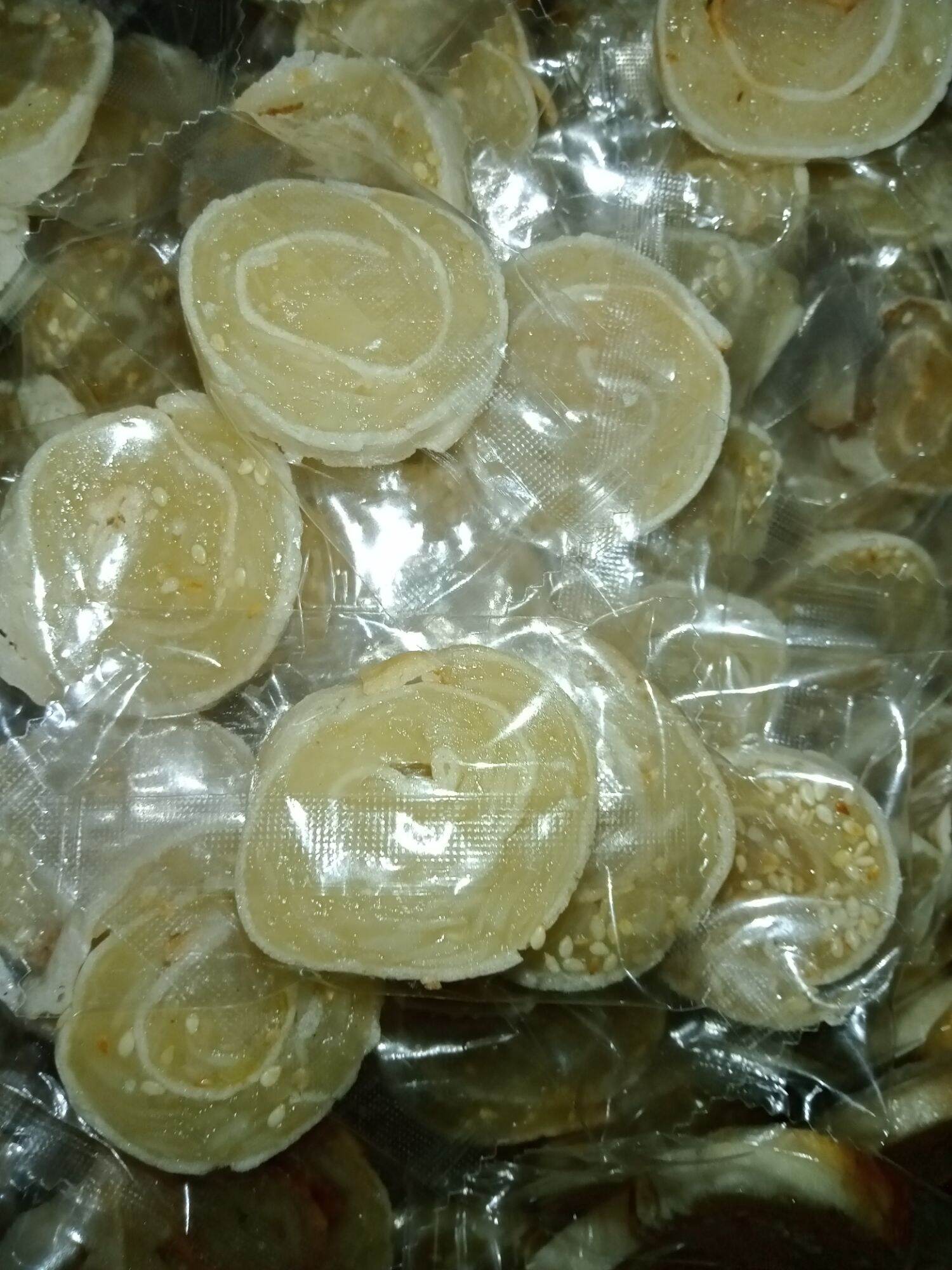 100g kẹo dừa non cuộn bánh tráng