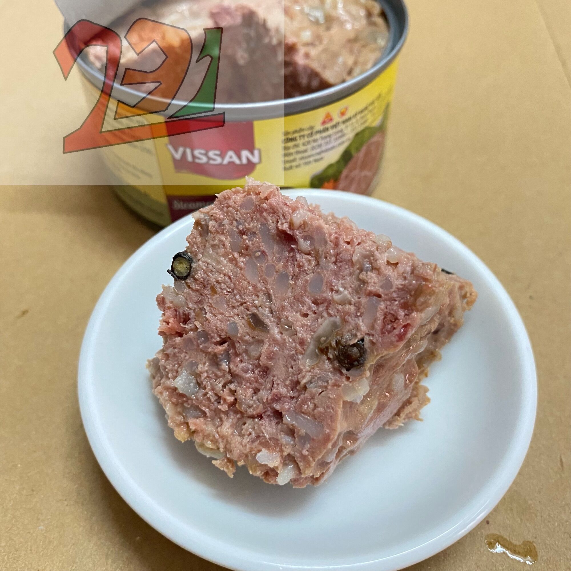 [200g] Đồ Hộp Chả Đùm Bò Heo Vissan