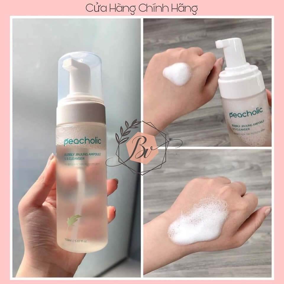 SỮA RỬA MẶT TẠO BỌT DỊU NHẸ PEACHOLIC