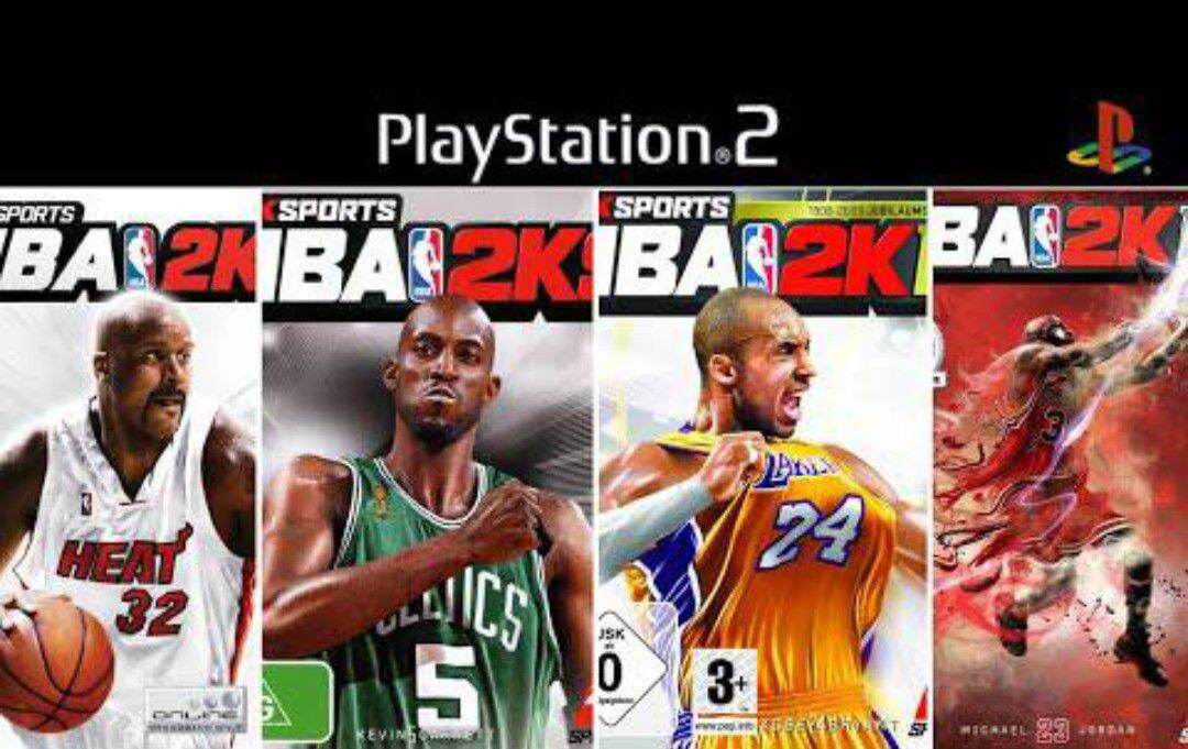 Bộ 4 đĩa game ps2 nba