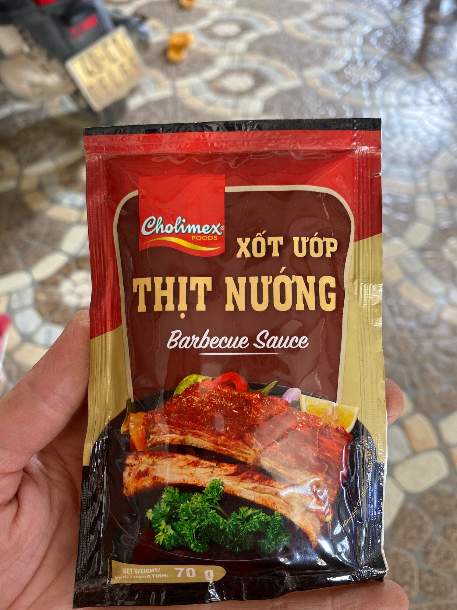 Sốt ướp thịt nướng 70g
