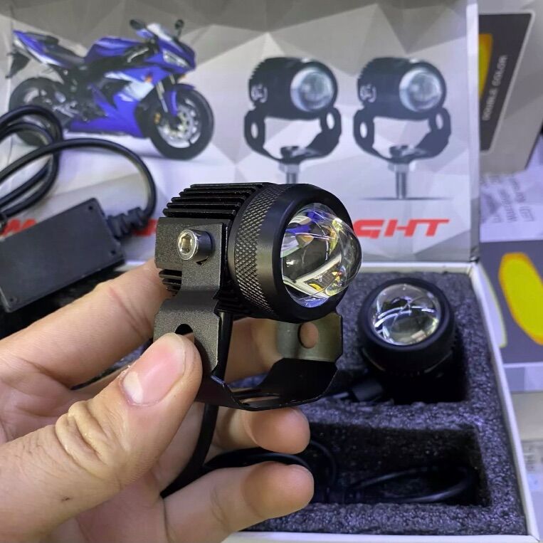 Đèn trợ sáng bi cầu mini loại 1 cost vàng pha trắng ánh sáng gom