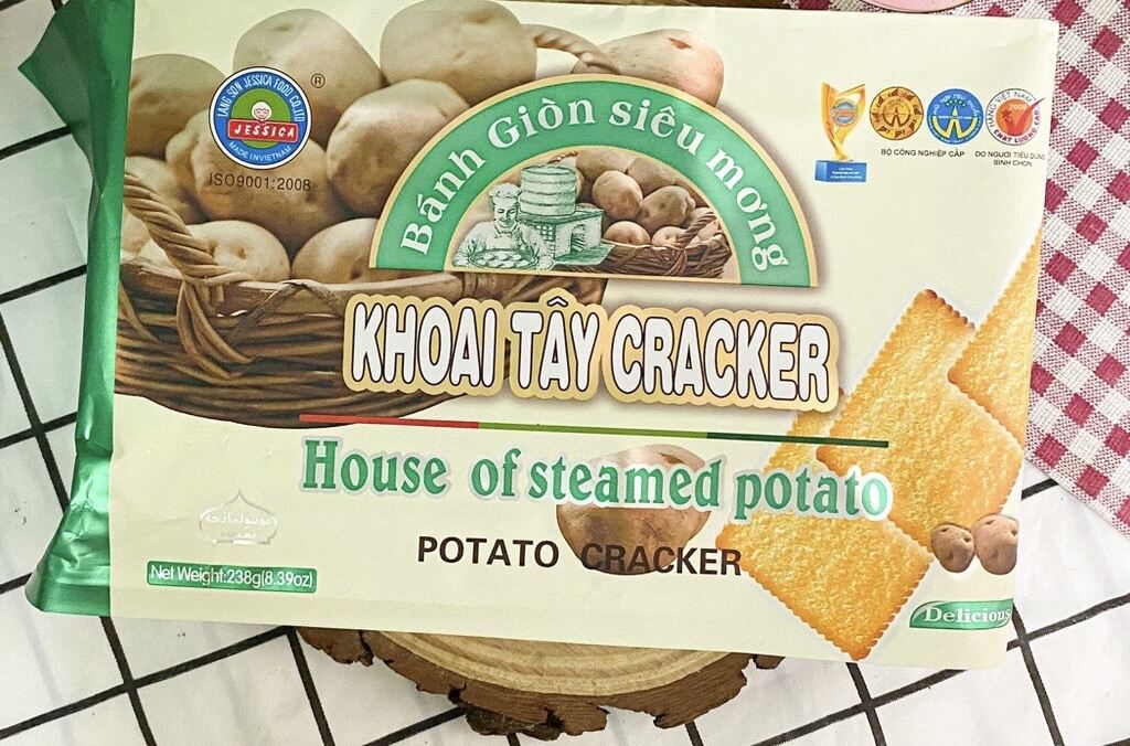 BÁNH KHOAI TÂY CRACKER JESSICA SIÊU GIÒN SIÊU MỎNG(NGẪU NHIÊN)