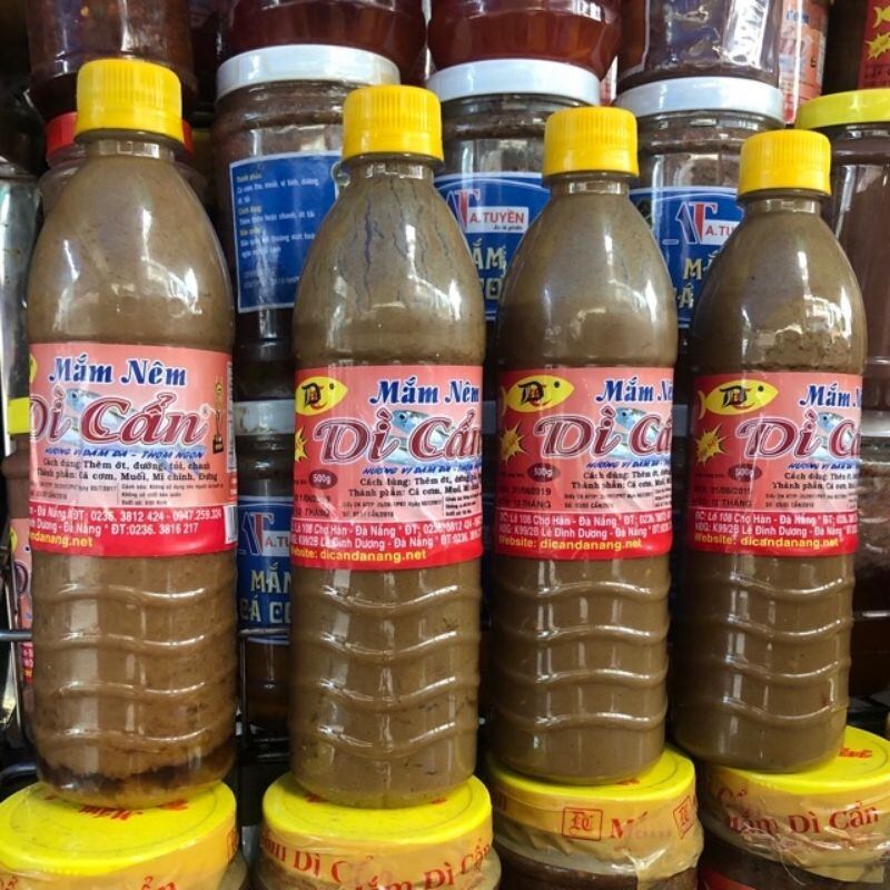 Mắm nêm dì cẩn mắm chai dì cẩn ngon loại 1 -500g