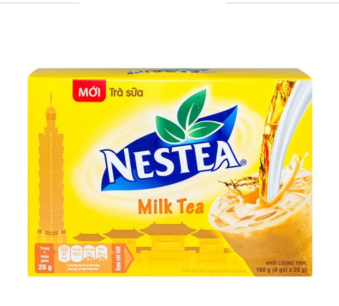 Trà Sữa Nestea Hộp 160G 20G x 8 Gói