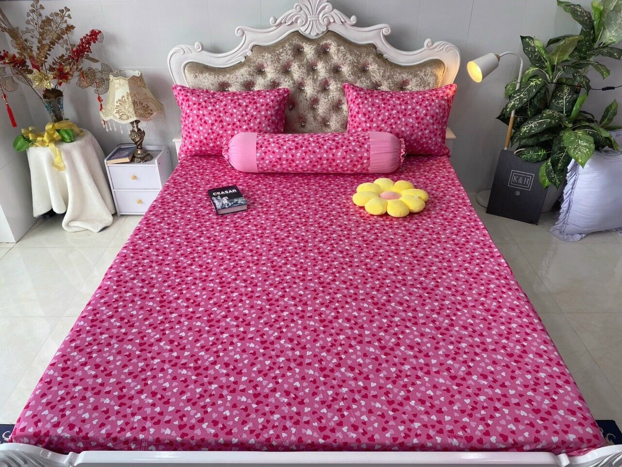 Bộ 4 món ga trải giường THUN LẠNH HÀN QUỐC