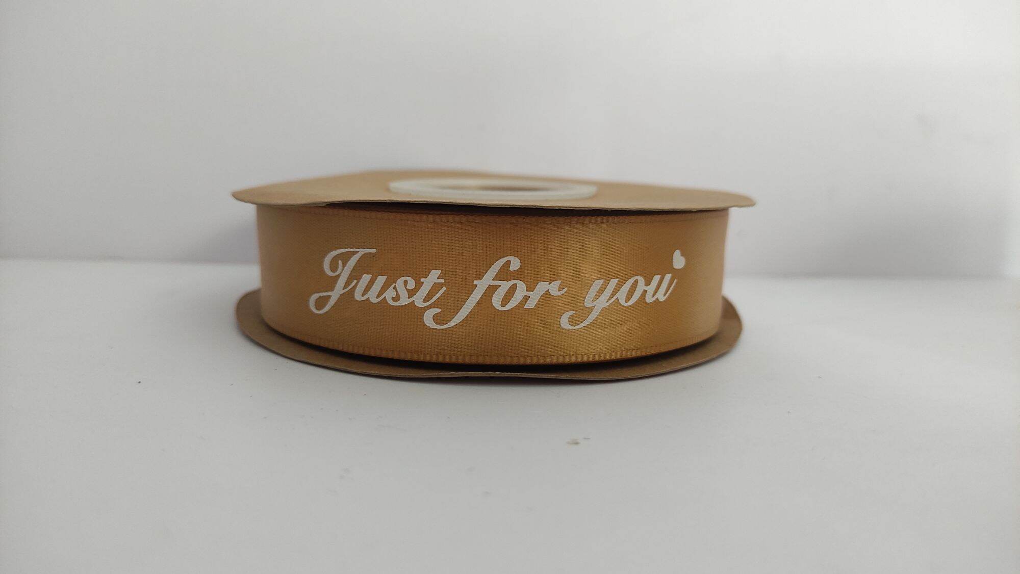 Cuộn 45m ruy băng lụa Just for you bản 2,5cm
