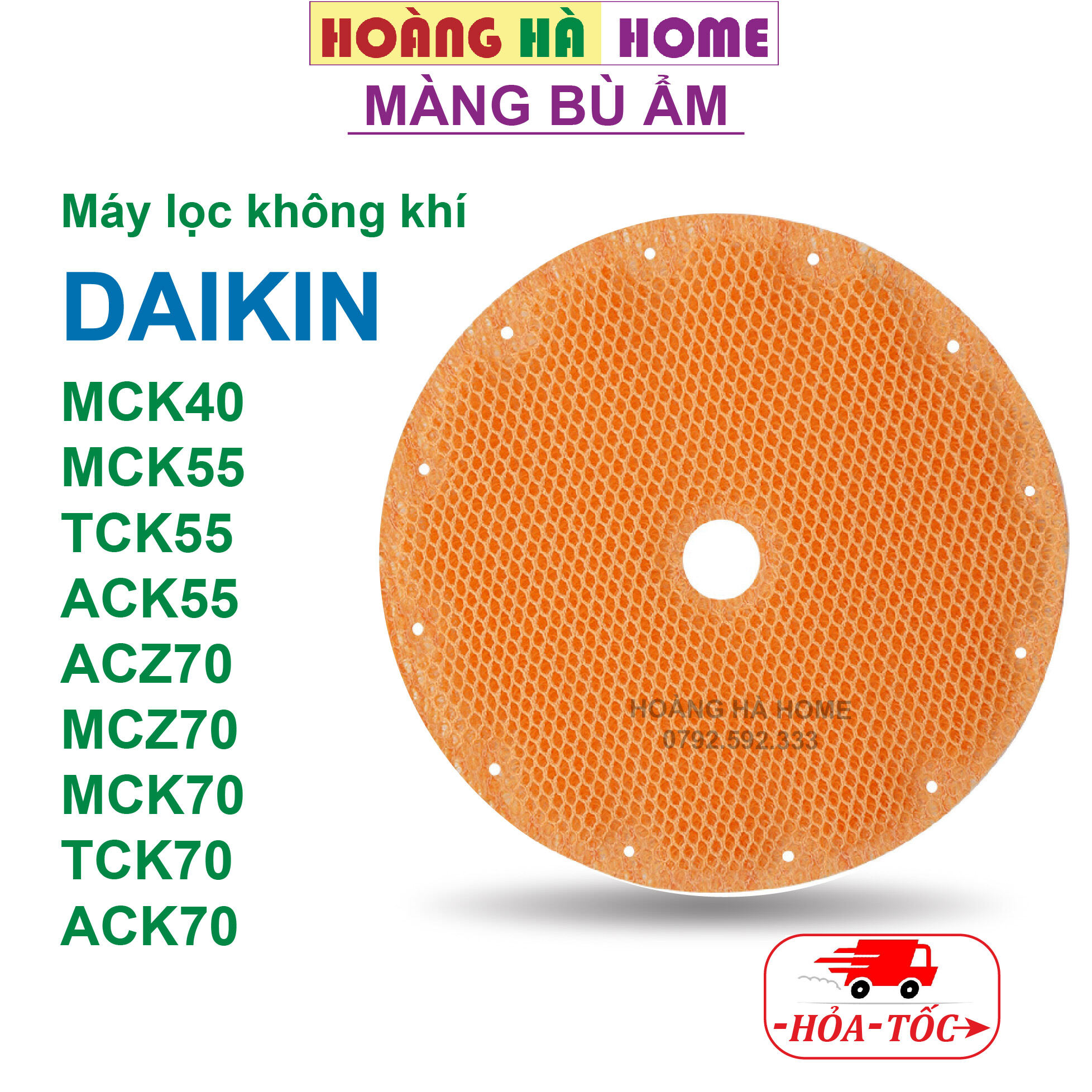 Màng lọc không khí daikin, màng bù ẩm daikin mck70 ack70 tck70 acz70 mcz70 mck55, ack55, tck55, mck40