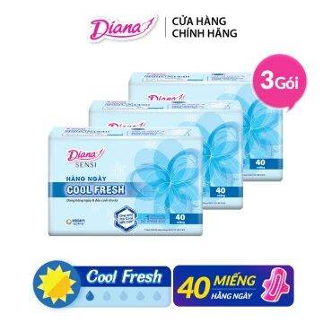 Combo 3 gói bvs hàng ngày sensi cool 40 miếng