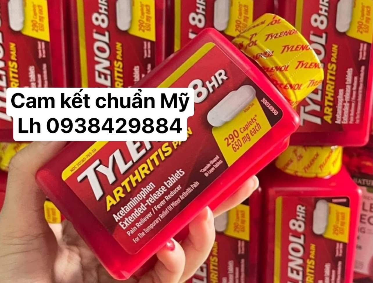 Hộp 290 viên nén 650mg hàng mỹ