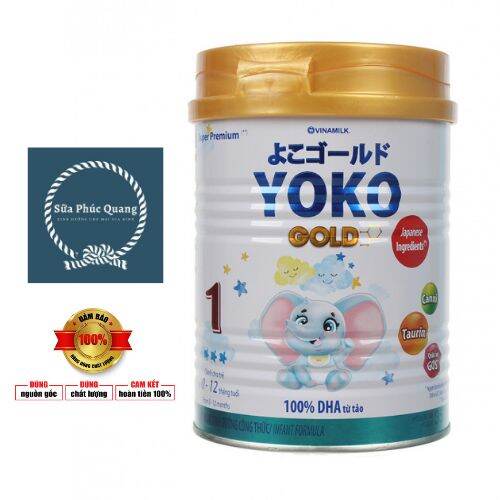 Sữa bột Vinamilk Yoko Gold số 1 350g và 850g cho bé từ 0-12 tháng tuổi