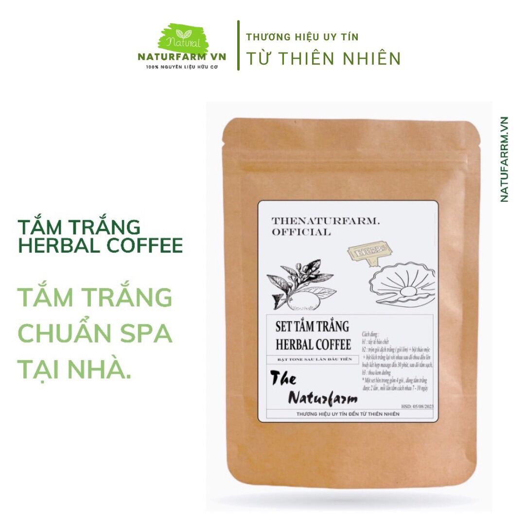 [Hcm]Tắm Trắng Herbal Coffee - Tắm Trắng Chuẩn Công Thức Spa