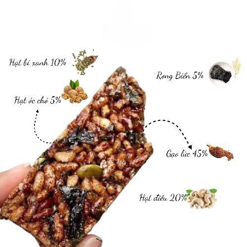 Thanh Gạo Lứt Ngũ Cốc Mix Hạt Dinh Dưỡng