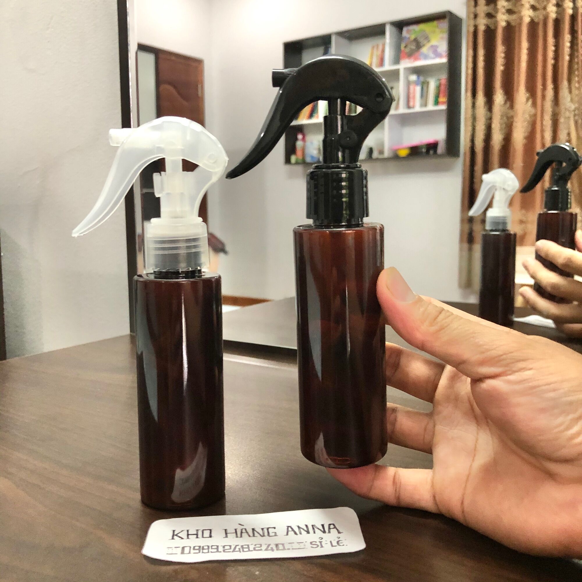 Bình xịt tóc nhỏ - Chai xịt phun sương du lịch - Chai xịt nước rửa tay nhỏ 100ml , xịt tưới cây , xịt barber