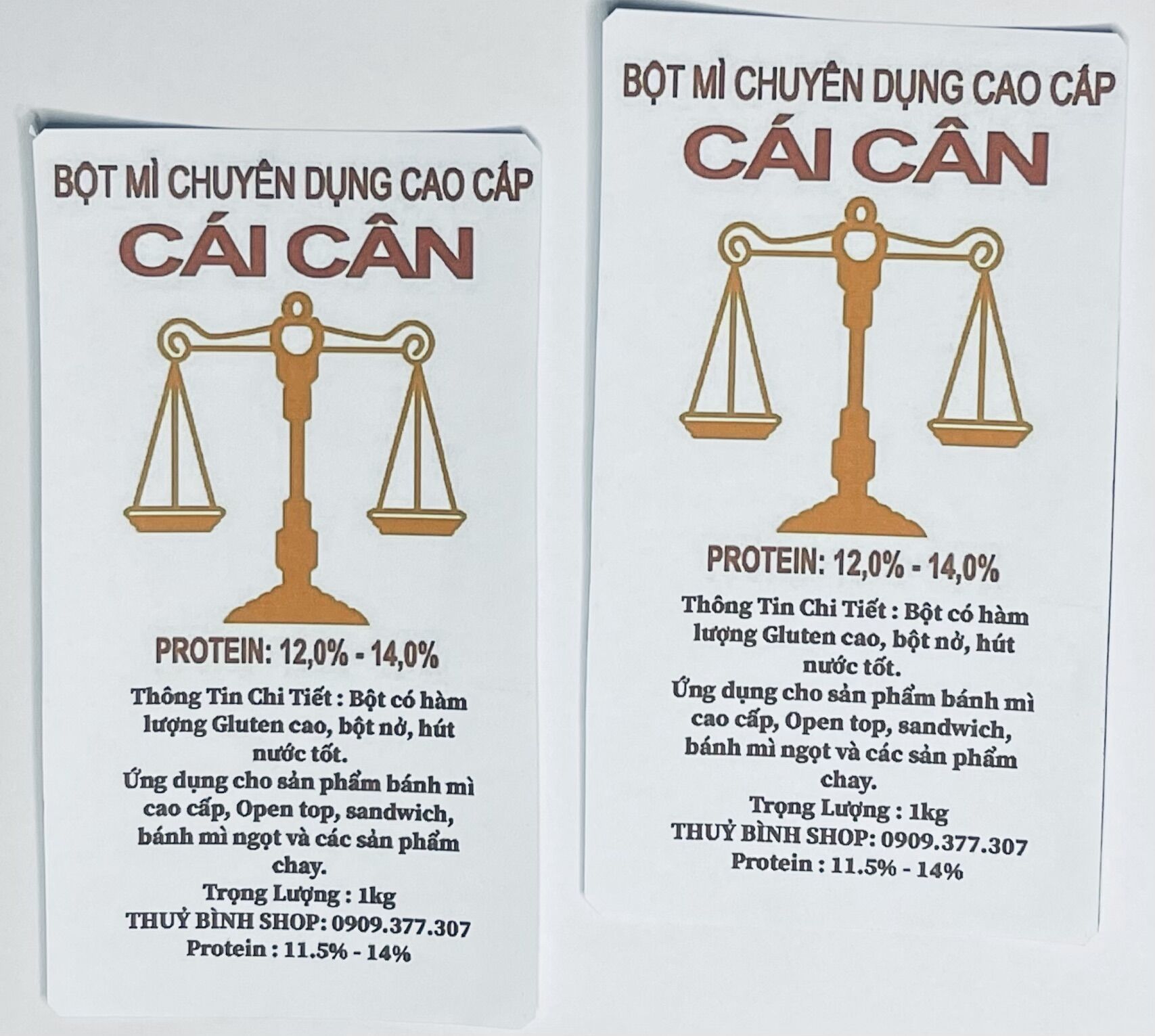 2kg bột mì cái cân số 13