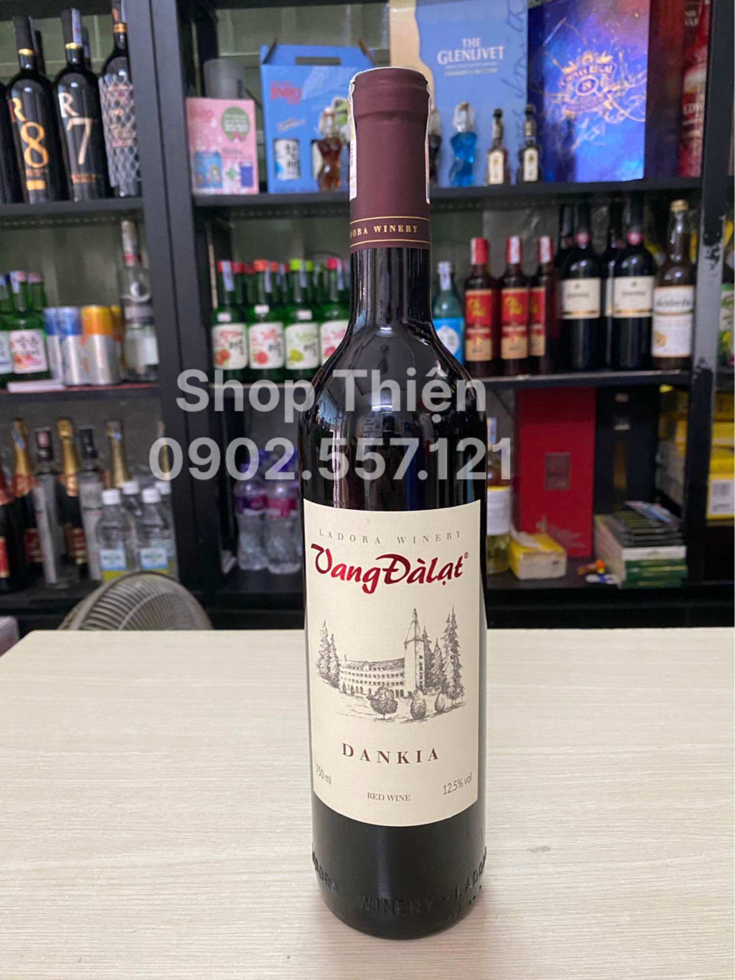 Vang Đà Lạt Đỏ ĐANKA 12.5% 750ml