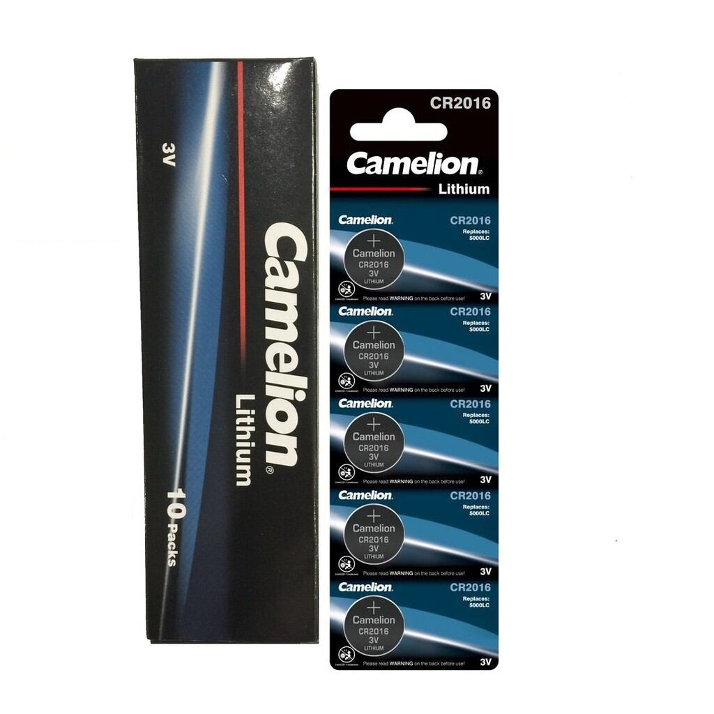 Vỉ 5 viên pin CR2016 CR2032 CR2025 Camelion