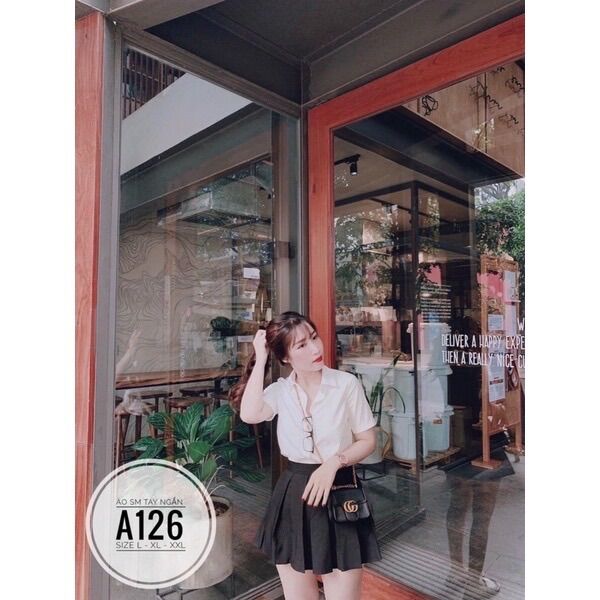 Bigsize ÁO SƠ MI TAY NGẮN A126