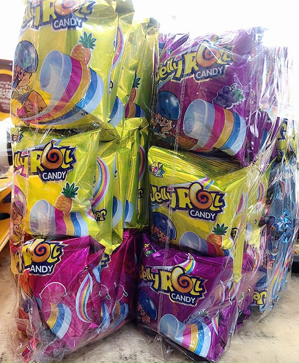 Combo 30 gói kẹo dẻo cuộn jelly roll