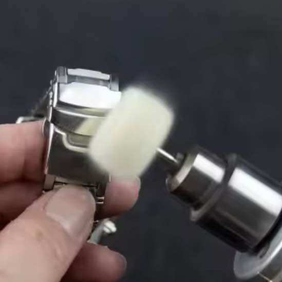Chổi len gòn cuộn mềm đánh bóng 25mm cán 3mm